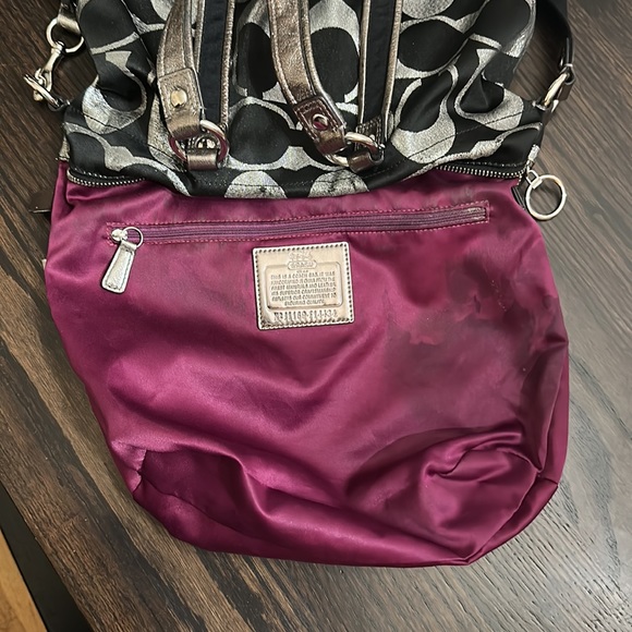 Coach poppy 2 way sparkle purse - Picture 14 of 16